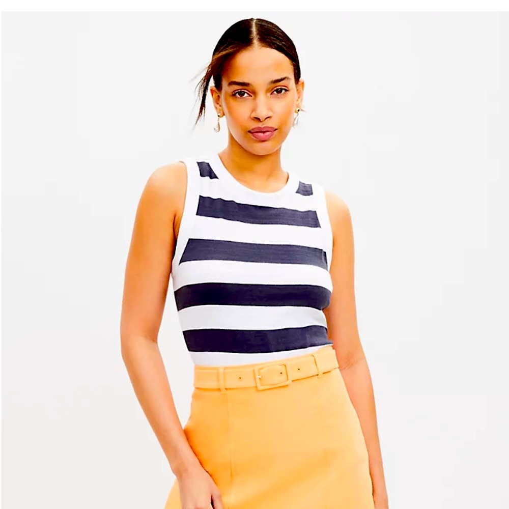 NWT LOFT Stripe Harbor Tank